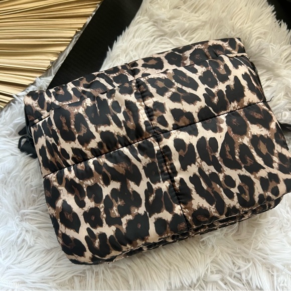 Steve Madden Black and Brown Leopard Crossbody Bag - Picture 6 of 8